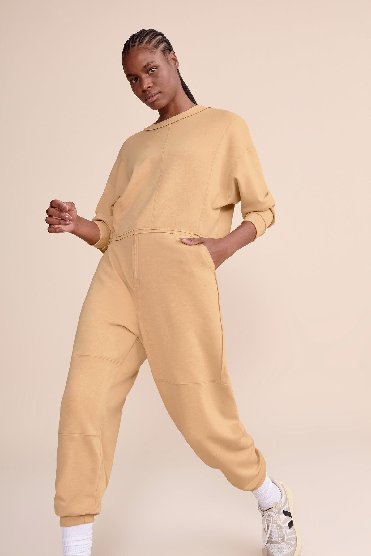 Posh Duo Zip-Back Sweatshirt