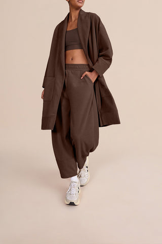 Balloon Elastic Soft Oak Pants